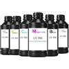 Sihao Inchiostro per A3/A4 stampante UV, inchiostro UV, CMYKWW, colore, 6 bottiglie Set, 500ml per bottiglia
