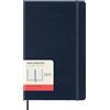 Moleskine Daily Planner, Agenda Giornaliera 12 Mesi 2025, Copertina Rigida e Chiusura Elastica, Colore Blu Zaffiro, Formato Large 13x21 cm