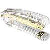 Hztyyier Cucitrice Portatile in Metallo Cucitrice Desktop per Desktop Office Home (Oro) Cucitrice per Ufficio Office Supplies