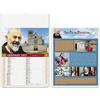 ONE SHOP di Bracalente Piero Calendario illustrato da parete muro 2027 Padre PIO San Pio mensile 12 fogli fronte retro carta patinata festività internazionali santi e lune mod.olandese