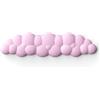Generic Set poggiapolsi ergonomico in gel Cloud per tastiera e mouse, poggiapolsi rosa per tastiera 60%/68%/75%, comfort e supporto per digitare e giocare (rosa)