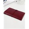 Generic Agenda di viaggio ricaricabile con organizer per carte e inserti bianchi, 180 pagine, formato A6 (10,9 x 17,3 cm), quaderno a righe per scrittura, viaggio, lavoro, studio e scuola, colore rosso