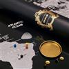 Divalis Mappa del Mondo da Grattare Extra Grande - Mappamondo Grattabile - Poster del Mondo da Grattare - Dove Sono Stato - Cartina Viaggi da Grattare - Luoghi Visitati - Scratch off World Map Poster