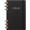 Moleskine Academic Monthly Planner 2023-2024, Agenda Settimanale e Mensile da 12 Mesi, Agenda Universitaria con Copertina Rigida, Formato Large 15 x 21 cm, Nera
