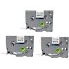 Chixenn 3 Nastri Compatibile con Brother P-touch, TZe-231 Nastro per Etichette 12mm Bianco, Cassetta Laminata Nero su Bianco per Etichettatrice H100LB H105 H107B D210 E110 D400 D600VP 1000 1010 1280