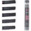 JOMPENS Mina di ricambio cancellabile per matita meccanica da 90 mm, grande capacità, 0,5/0,7/0,9/1,3/2,0 mm, nera 2B, anima in grafite 2B, facile da trasportare, adatta per schizzi, cancelleria da