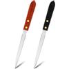Tinoaly 2 Pezzi Tagliacarte, Apribuste Multiuso in Acciaio Inox con Manico in Legno Tagliacarte Leggero Carta Coltello da Taglio per Uso Domestico Ufficio Scuola Lavoro