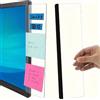 Generic Lavagna promemoria per monitor del computer, 1 confezione da 1 lavagna bianca cancellabile a secco per schermo e scrivania, supporto per appunti appiccicosi per casa e ufficio, bacheca trasparente per