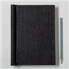 LEUCHTTURM1917 Raccoglitore a molla PEKA A5, senza forare, 150 fogli, Nero | copertina lavabile, rivestimento interno avorio, senza acidi, per menu e manoscritti