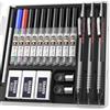 Nicpro 3 Pezzi Metallo Matite Meccaniche con Temperamatite, Matite Falegname con Gomme, Portamine 2mm con 10 Tubo Grafite Mine (HB 2H 4H 2B 4B) per Scrittura Artistica, Disegno, Schizzi