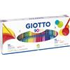 GIOTTO Stilnovo & Turbo Color - Box Da 50 Matite A Pastello E Pennarelli A Punta Fine + 40 Pennarelli, 2.8-3.3 mm, Colori Assortiti
