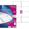 Office Star Products Office Star - 800 etichette autoadesive, personalizzabili, stampabili, formato 99,1 x 67,7 mm, stampa Laset Jet d'Inchiostro e copiatrice
