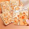 Generic 2pcs/set Random Capybara Spiral A7 Notebook Portable Diary Plan Mini Notebook Student Stationery Gift (8.5 * 10cm)