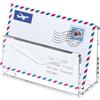 Generic Porta posta, portadocumenti e buste, supporto verticale da scrivania per lettere, banconote, fatture, uso domestico e ufficio, 15,2 x 6,5 x 10 cm