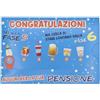 ARKRAFT biglietto auguri pensione uomo con la scritta 12 x 18 cm (P7)