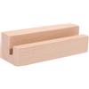 NUOBESTY 1 supporto in legno comodo per calendario da tavolo e stabile porta carte di credito, decorativo da tavolo per scrivania e