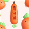 Generic Adorabile tagliacarte a forma di carota, materiale sicuro in PP con bordo seghettato per Artful Unboxing
