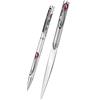 Sea Gems Set con penna e tagliacarte Mackintosh Design con Rosa & Foglie - in confezione regalo