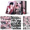 TuYines Cartoline fotografiche Kpop Stray Kids, 60 carte Lomo per bambini randagi, 32 adesivi SKZ, fotocard SKZ (E)