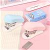 Generic Mini cucitrice con graffette - Cucitrice da scrivania compatta e carina per scuola, ufficio e uso domestico