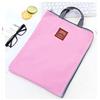 SEIWEI 1 Pezzo Cartella Documenti Rosa A4 in Tela, Borsa a Mano, Portatile, Porta Titoli, Porta Camicie, Archivio, Cartella per Scuola, Cartella per Documenti