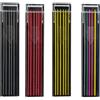 MROOFUL 12 pz/scatola 2,0 mm colore matita meccanica ricarica piombo arte schizzo disegno colorato piombo cancellabile scuola matita colore cancelleria (nero+rosso+giallo+colore)