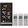 Ambient Weather Stazione di previsione del colore wireless avanzata WS-2801-X3 w/3 sensori remoti