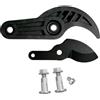 Fiskars Lama | Incudine e viti di ricambio originali per troncarami a incudine Fiskars PowerGear L71 e L73, Nero, 1026290