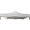 Rebecca Mobili Telo Sostituzione Per Gazebo, Ricambio Per Tendone, Bianco, Poliestere Oxford 800D, Impermeabile - Misure: 3 x 3 mt (LxP) - Art. RE6575