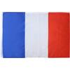 AZ FLAG Bandiera Francia 90x60 cm Francese Poliestere Leggero Asola | Uso interno bandiera decorativa doppie cuciture e bordi rinforzati con guaina per asta