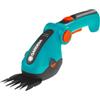 Gardena Forbici a batteria per erba ComfortCut Li: forbici per prato con larghezza di taglio di 8 cm, impugnatura comoda inclinabile con indicatore a LED, cambio lama senza utensili (9887-20)