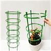 Generic Confezione da 9 pali di supporto per piante, 50,8 cm, semicircolari, impilabili, a 3 livelli, per pomodori, monstera, peonia, ortensia, piante rampicanti per interni ed esterni