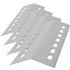 BBQ-TORO Piastra Fiamma in Acciaio Inox, distributore di Fiamma per griglia a Gas, Coperchio bruciatore per ASIN: B007I48TE0 e ASIN:B003E4E4GA (Confezione da 4)