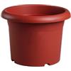 Stefanplast S.P.A. Tildenet Gardenware 89025 - Vaso Modello Mediterraneo Vasotto, 25 x 18 cm, Colore: Terracotta