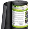 Montafox Telo Pacciamatura 25m² - 150g/m² permeabile all'Acqua 1 x 25m Arrotolato - Tessuto Non Tessuto antierbacce per Giardino, aiuole e Ghiaia