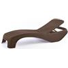 Keter Viscio Trading Atlantic Lettino, Plastica, Marrone, 197x74x36 cm