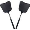 Generic Set di 2 scacciamosche telescopici, resistenti, leggeri, estensibili, per interni ed esterni, antiscivolo, impugnatura ergonomica, design compatto