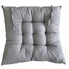 AGDLLYD Cuscini di Seduta Cuscino Sedia 40x40x5cm per Interno ed Esterno - Molti Colori - Imbottitura Spessa Cuscino Trapuntato/Cuscino per Pavimento (Grigio)