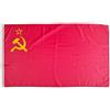 Pandiui23 Bandiera URSS - 150x90 cm - Bandiera Rossa Comunista Sovietica Russia 100% Poliestere con Occhielli in Metallo Integrati