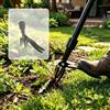 Generic Strumento per rimuovere le erbacce in piedi con design a 3 artigli, rimozione delle radici senza sforzo per prato e giardino, testa in metallo resistente per denti di leone e crabgrass (manico non