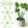 Generic 16 supporti per steli per piante, supporto per piante per interni e giardino, riutilizzabili, per rampicanti, 4 misure (verde)