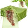 MEKLITRZ Confezione da 20 Sacchetti Riutilizzabili for La Protezione della Frutta con Cordoncino - Sacchetti A Rete for Insetti for UVA, Copertura for Alberi da Frutto da Giardino(15x20CM)