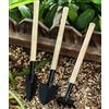Generic Mini attrezzi da giardinaggio, in miniatura, rastrello, pala, 3 pezzi
