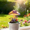 Generic Palo per piante in vaso in acrilico a forma di fungo, ornamento decorativo per vasi da fiori per interni/esterni, regalo ideale per abbellire il giardino e il prato (AB-046)