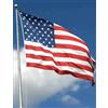 Generic Bandiera americana da 1,9 x 1,5 m, resistente, poliestere, rosso, bianco e blu, resistente allo sbiadimento, leggera, pieghevole, giorno dell'indipendenza, all'aperto, vacanze, montaggio a