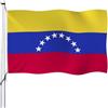 Aoihrraan Bandiera Venezuela 90x150cm Doppio Lato Bandiere Della Repubblica Venezuelana Bandiere Per Feste Esterne Giardino Casa Porch Party Decorazione Bandiere Con 2 Robusti Grommets