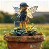 Generic Fata ragazza con annaffiatura in acrilico da giardino, decorazione acrilica per interni ed esterni, idea regalo per ornamento di fiori in vaso e abbellimento del paesaggio, adatta per cortili e prato