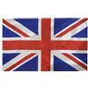 TCTOHZNG Union Jack flag British Flag 3x5FT -(90x150cm) UK Flag Indoor/Outdoor Quality Polyester with Vivid Color and Brass Grommets Decorations