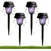 QUUGAR 2/4 pezzi trappola per zanzare solare, anti zanzara da giardino | 2 in 1 Anti-zanzara e illuminazione,Lampada anti-zanzara presa da pavimento,Lampada anti-zanzara esterna,per giardino,cortile