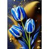 wptung Bulbi di Tulipano | Eleganti,Nobili, Sereni,Vivaci,Romantici, Delicati, Freschi-4 bulbi-C